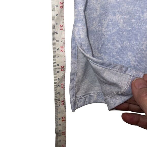 Alfred Dunner Heather Blue Swimming Turtle 3/4 Sleeves Top Ladies Size Large - Picture 3 of 11